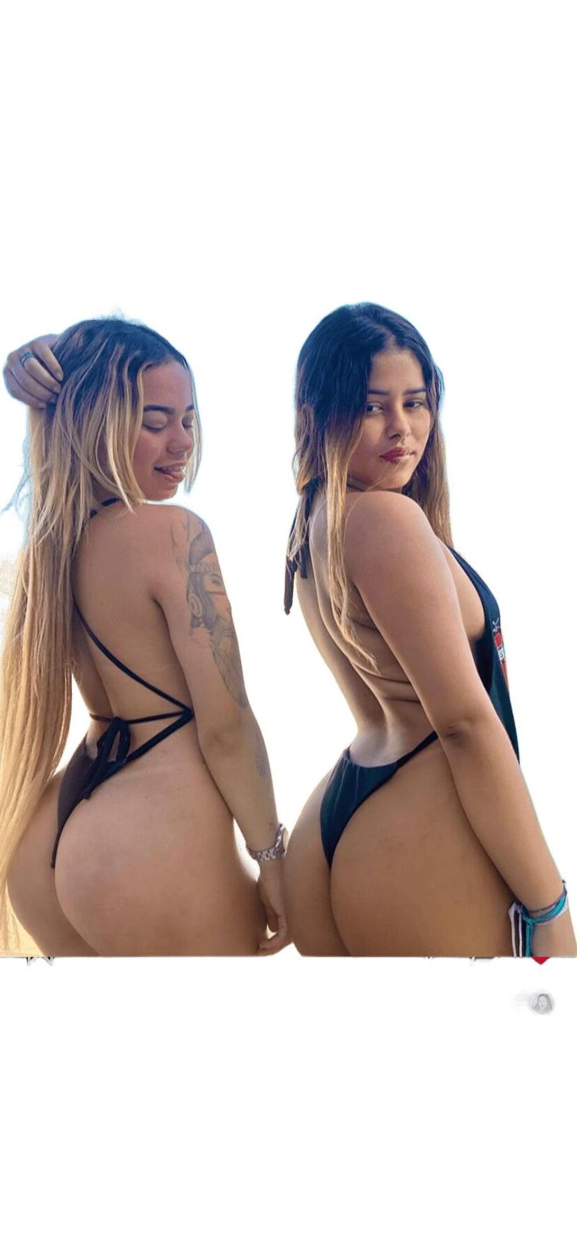 Latina Cute Big Butt Stickers 