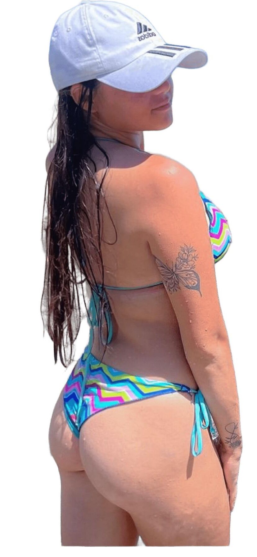 Latina Cute Big Butt Stickers 