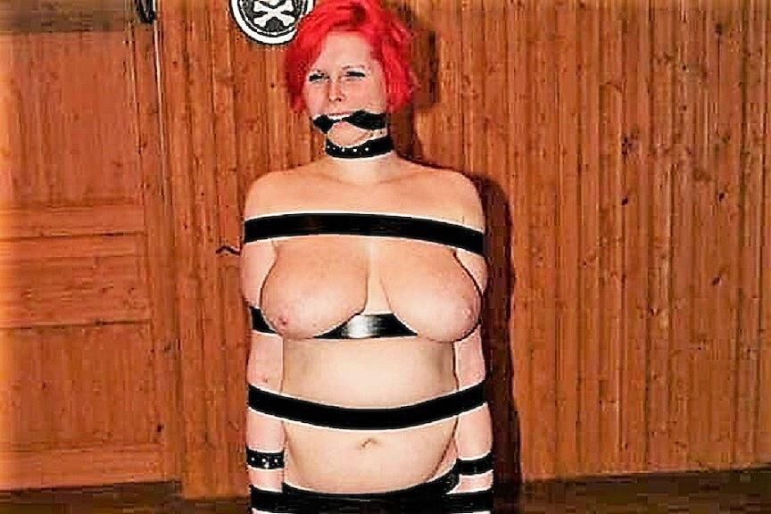 Big Tit youngster in bondage