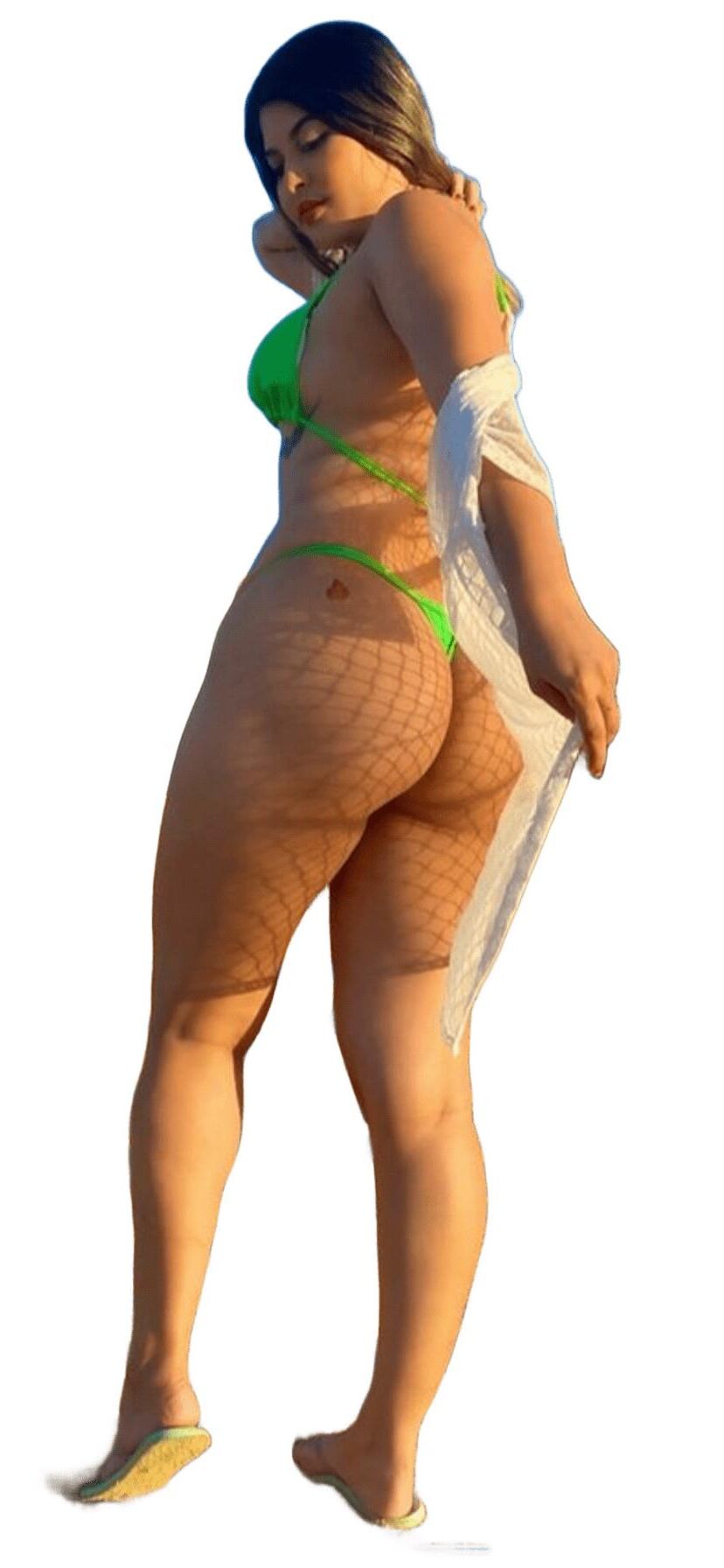 Latina Cute Big Butt Stickers 