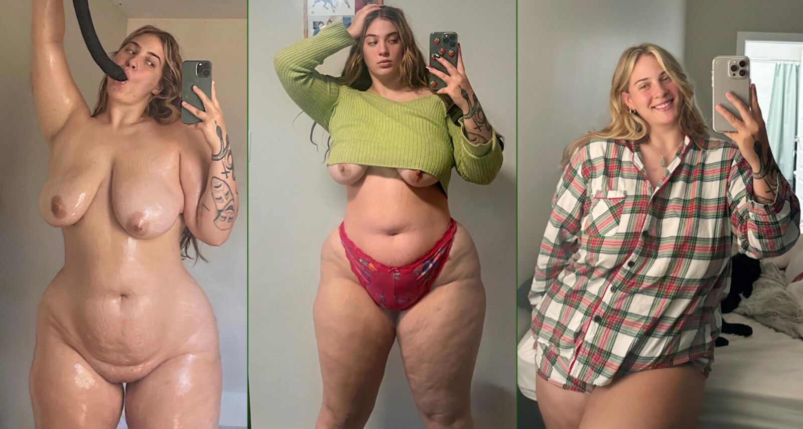 Before/After Amateur Dildo 