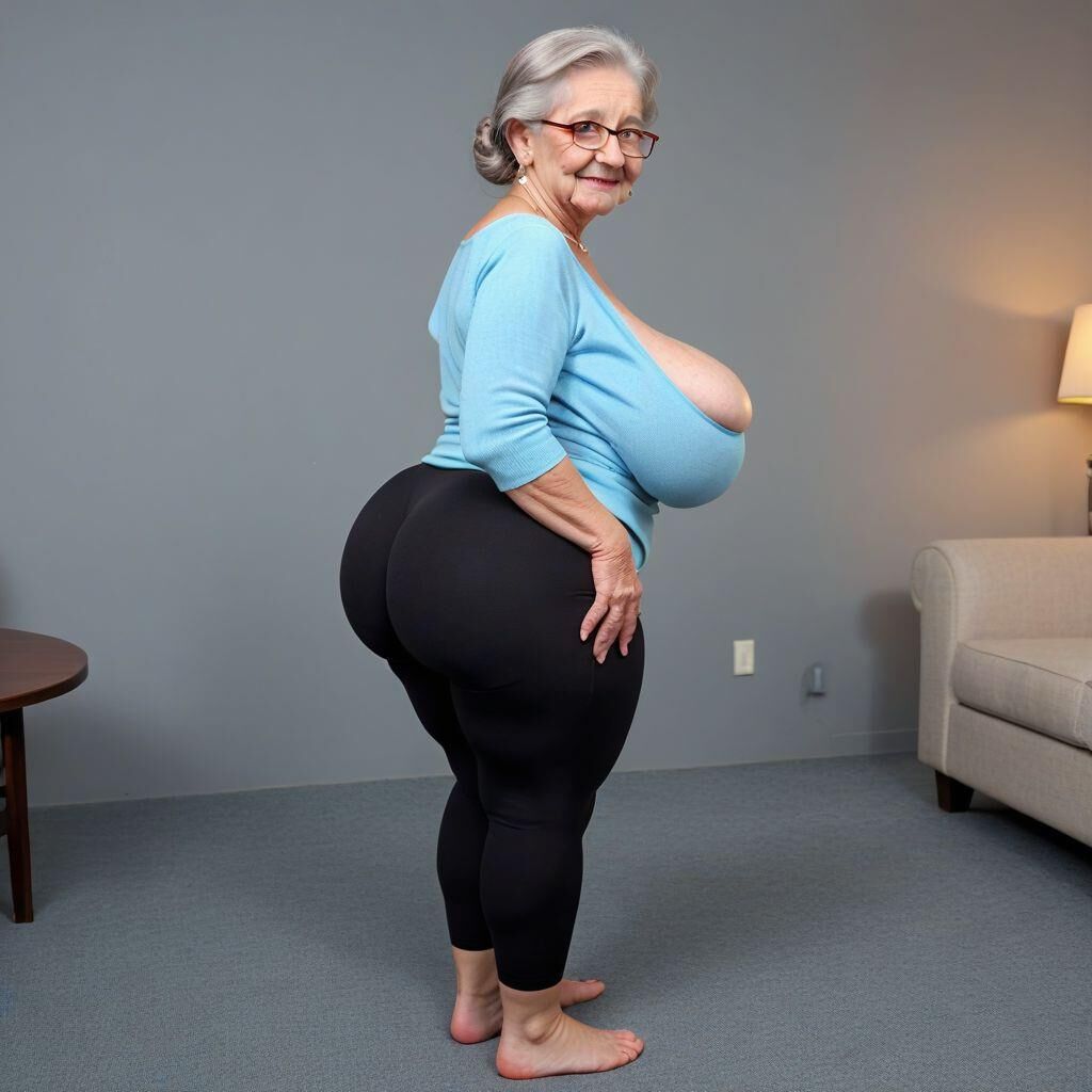 Oma Titten und Arsch
