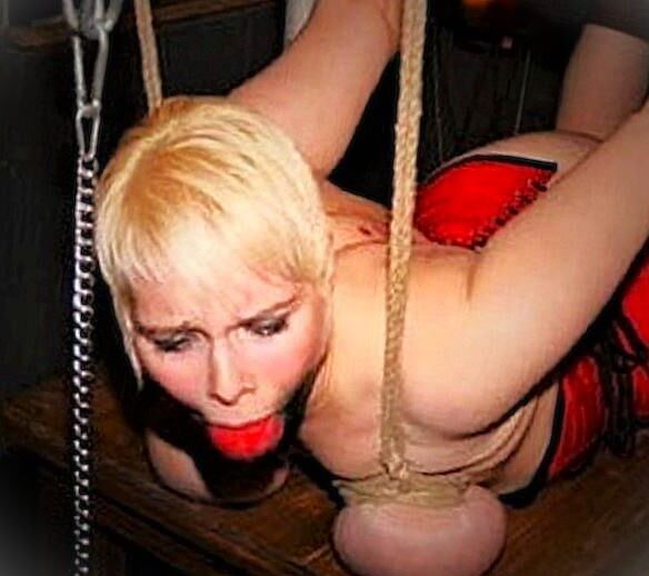 Big Tit youngster in bondage
