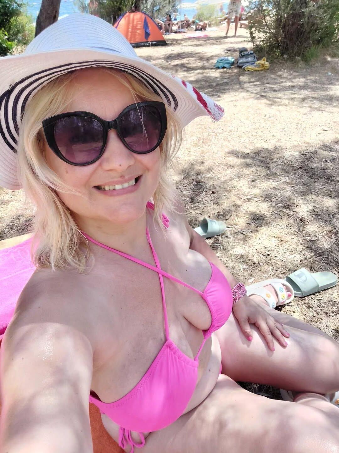 On the beach