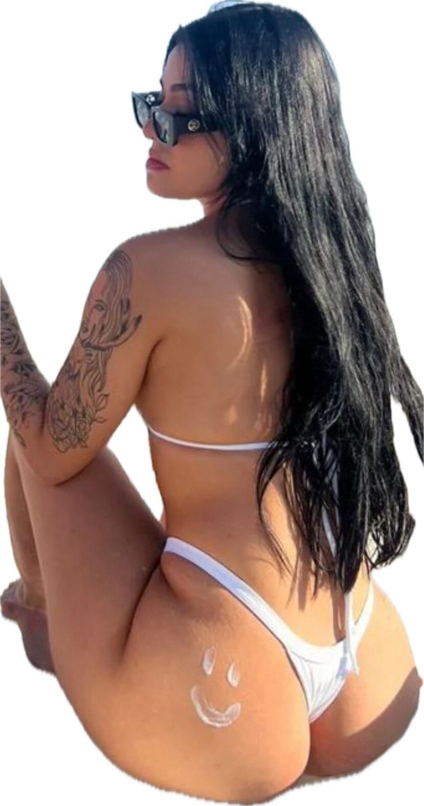 Latina lindas pegatinas grandes de trasero