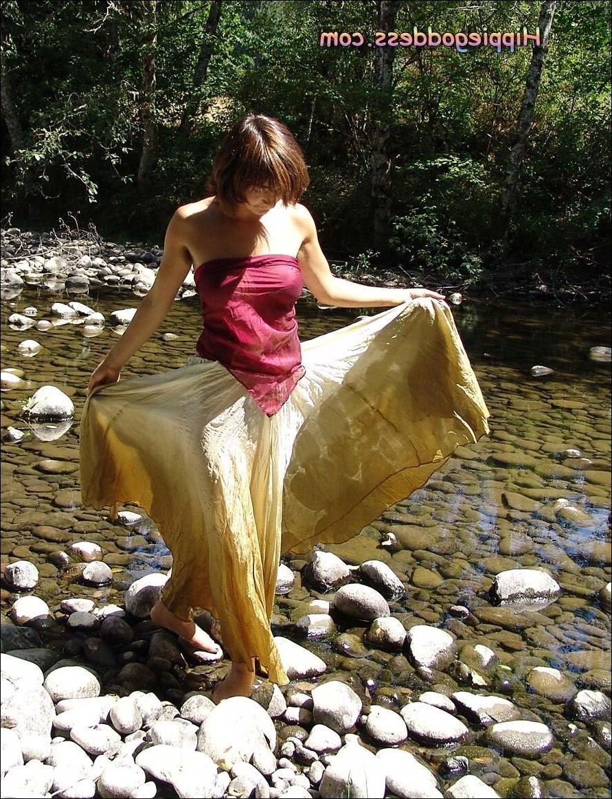 HippieGoddess BREA Washing in the river
