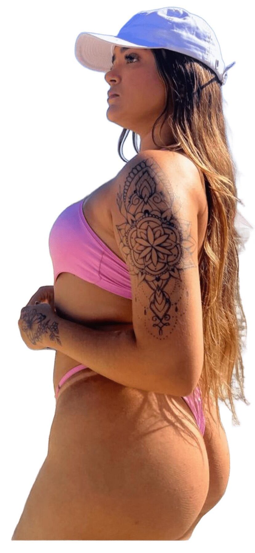 Latina Cute Big Butt Stickers 
