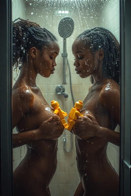Figuras de LEGO NSFW en cuerpos africanos