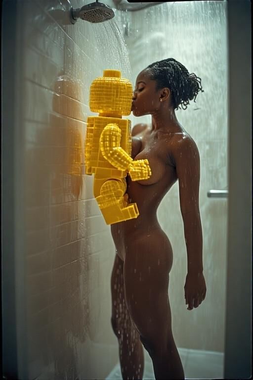 Figuras de LEGO NSFW en cuerpos africanos
