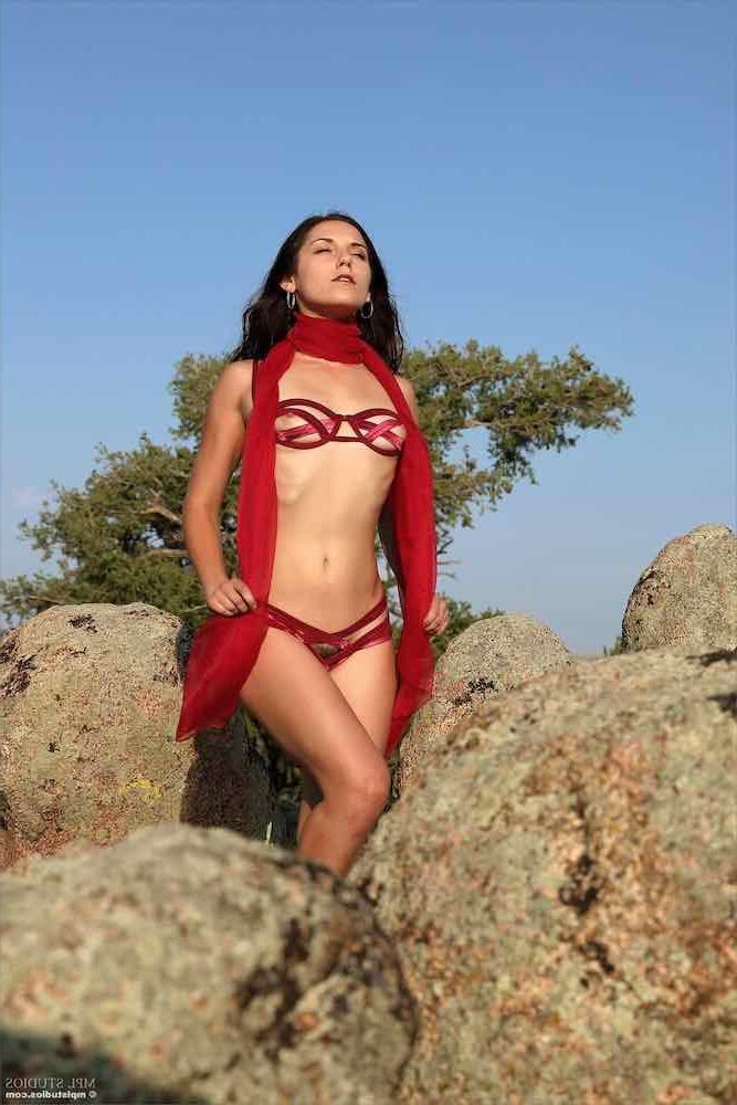 MPLStudios ELENA GENERI Red lingerie