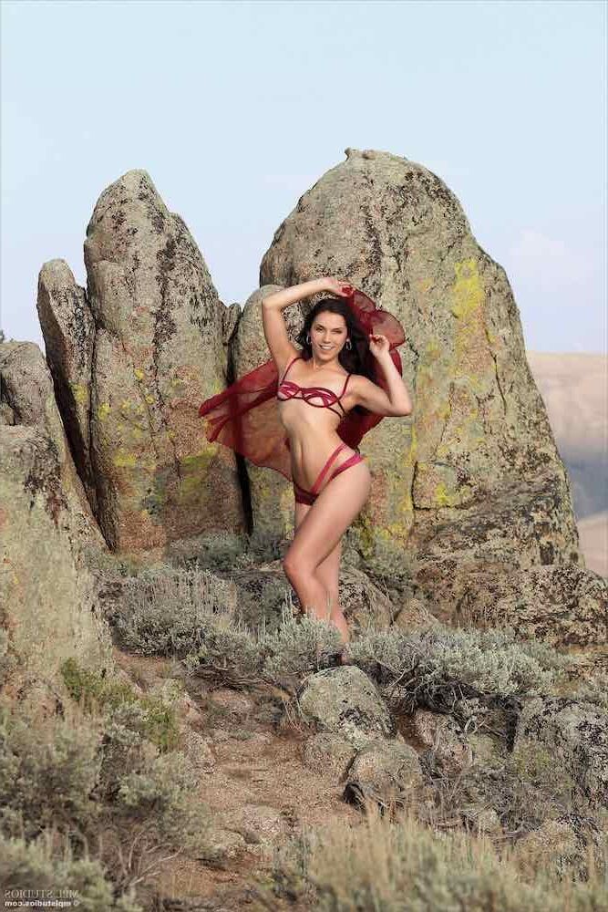 MPLStudios ELENA GENERI Red lingerie