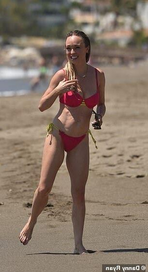 Jorgie Porter. Hollyoaks Whore In Another Thong Bikini