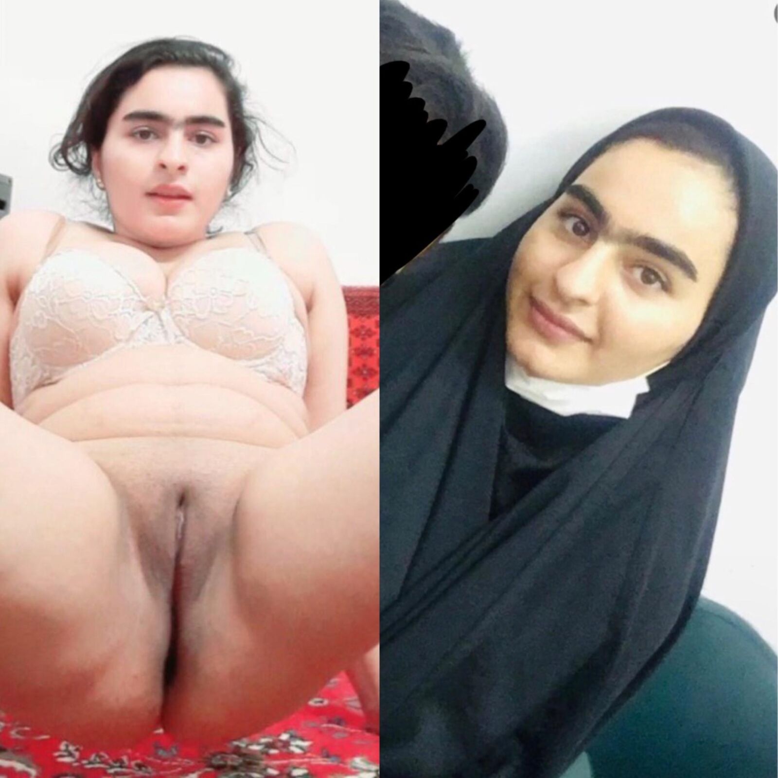 Die iranischen Hijabi -Huren entlarvt