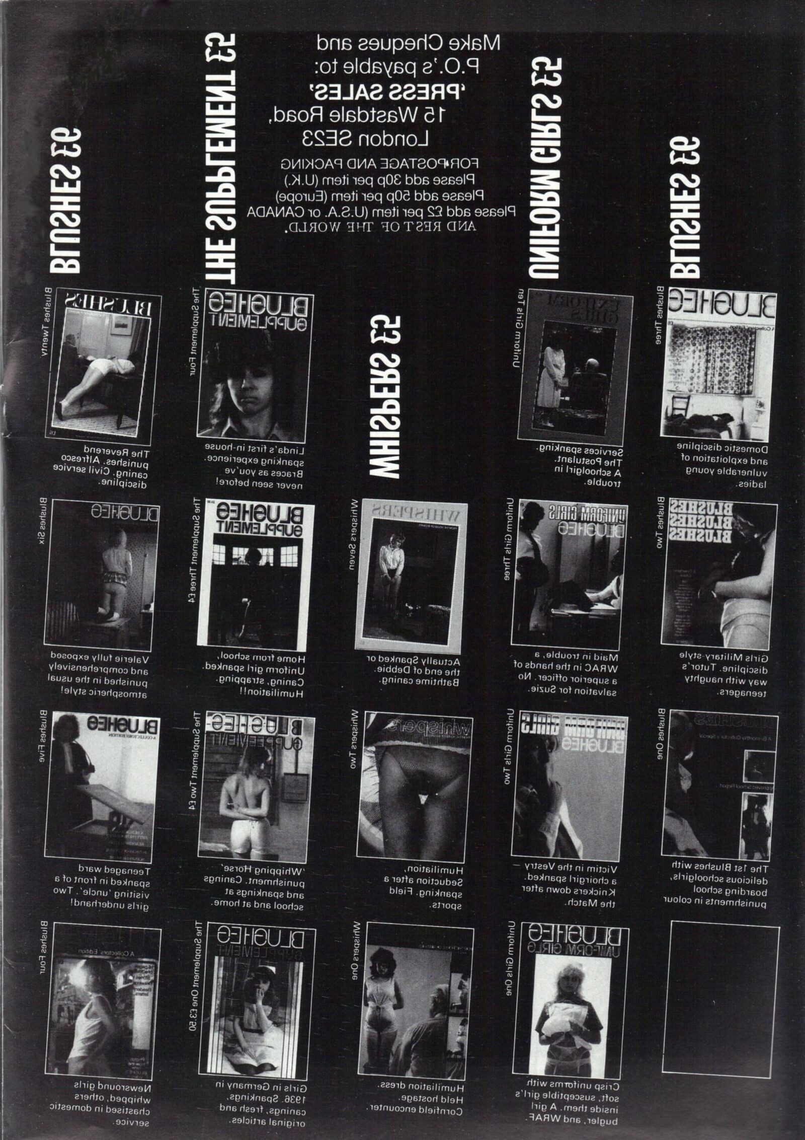 Retro Spanking Blushes Issue completo