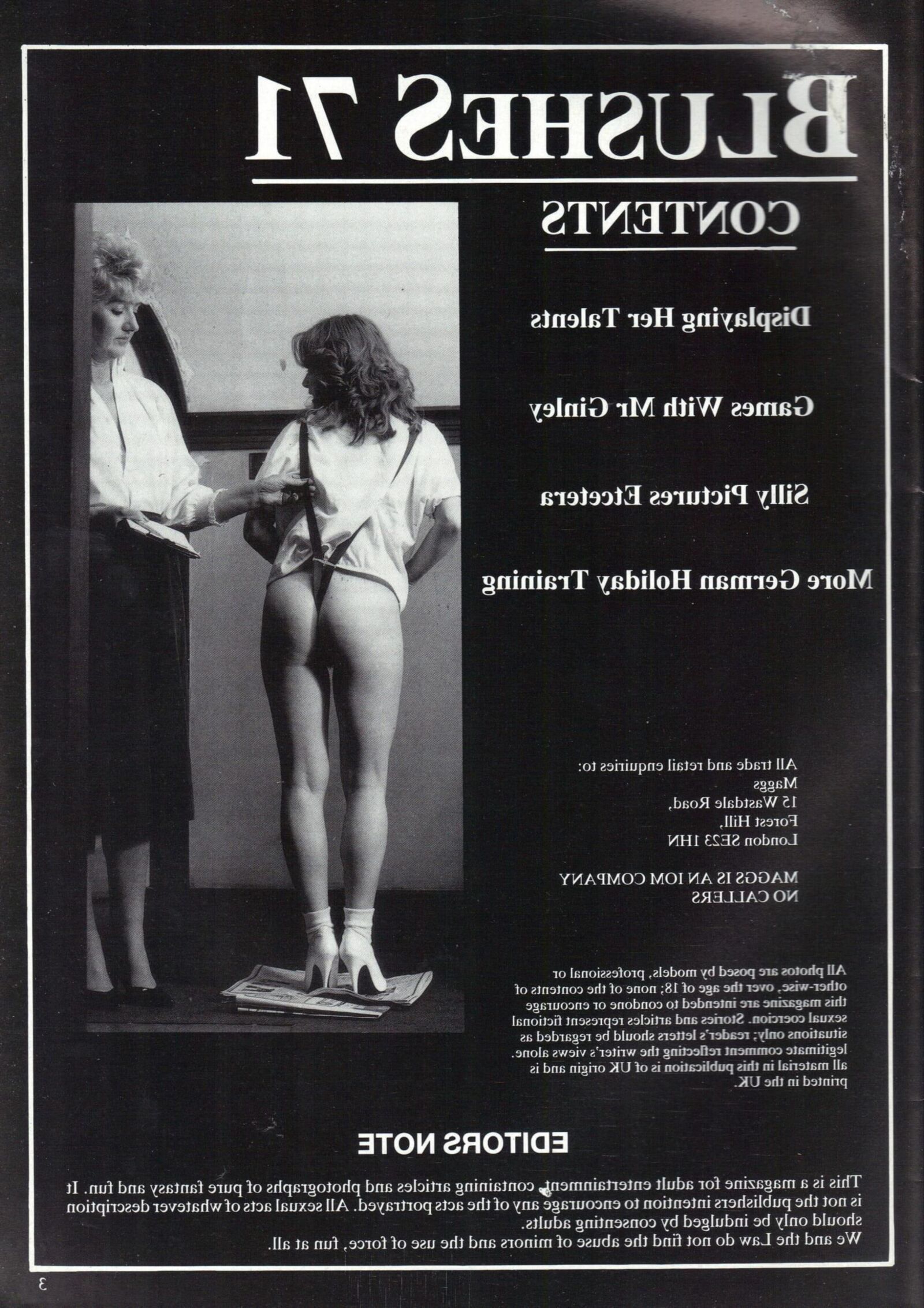 Retro Spanking Blushes Issue completo
