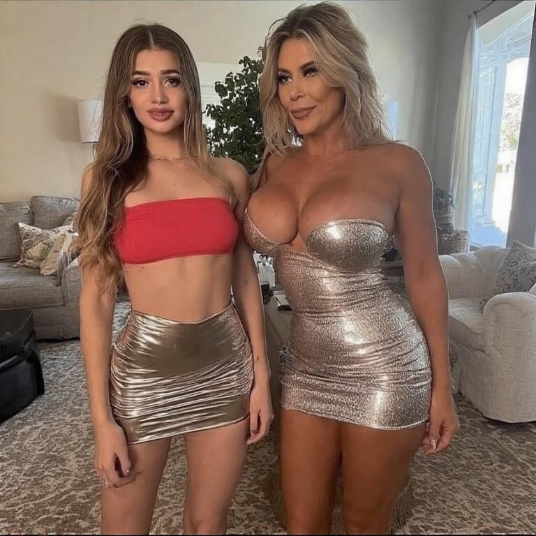 Mother Daughter sharing some chocolate ((BBC)AI)