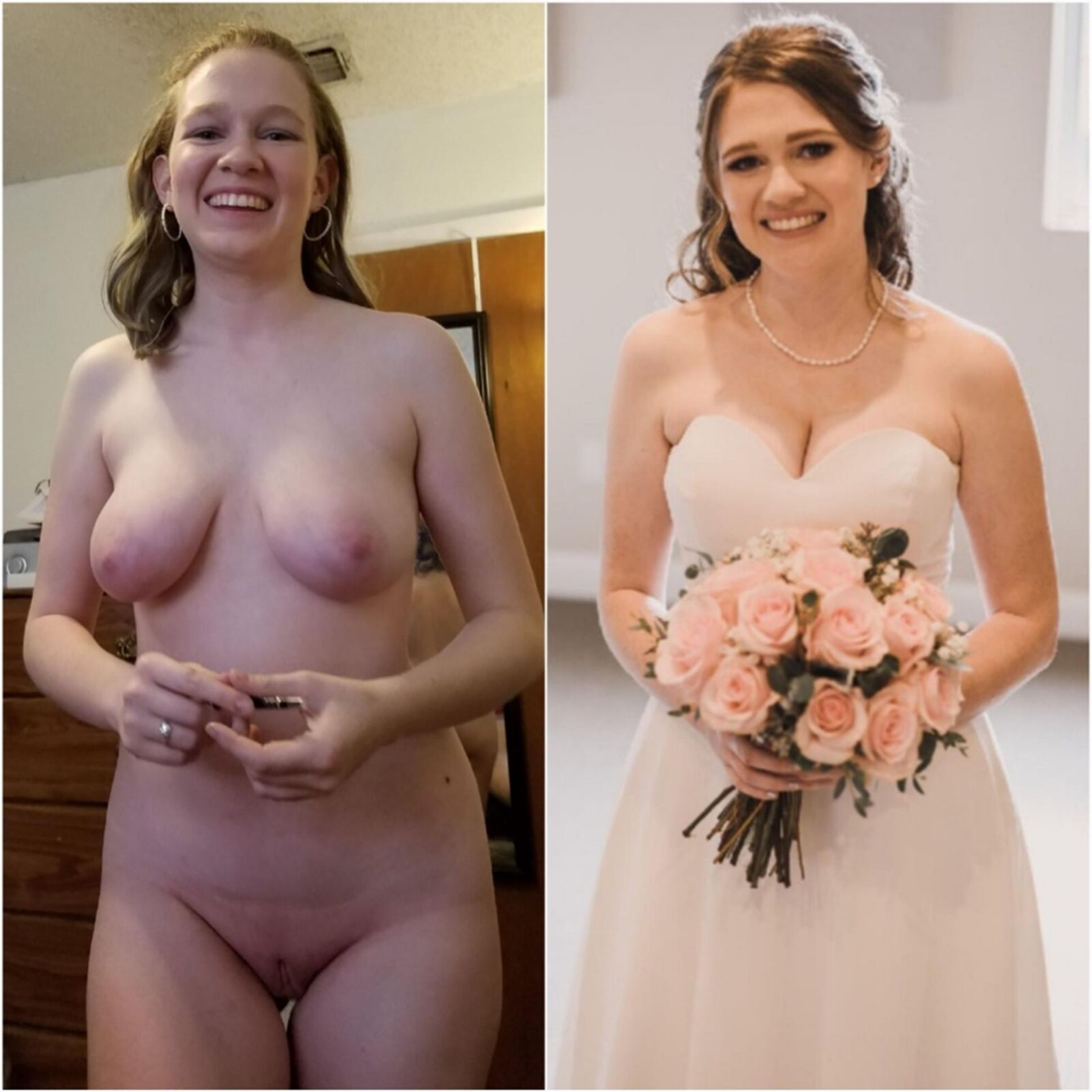 服を着た服を着た巨乳のガールフレンド、決して十分ではありません
