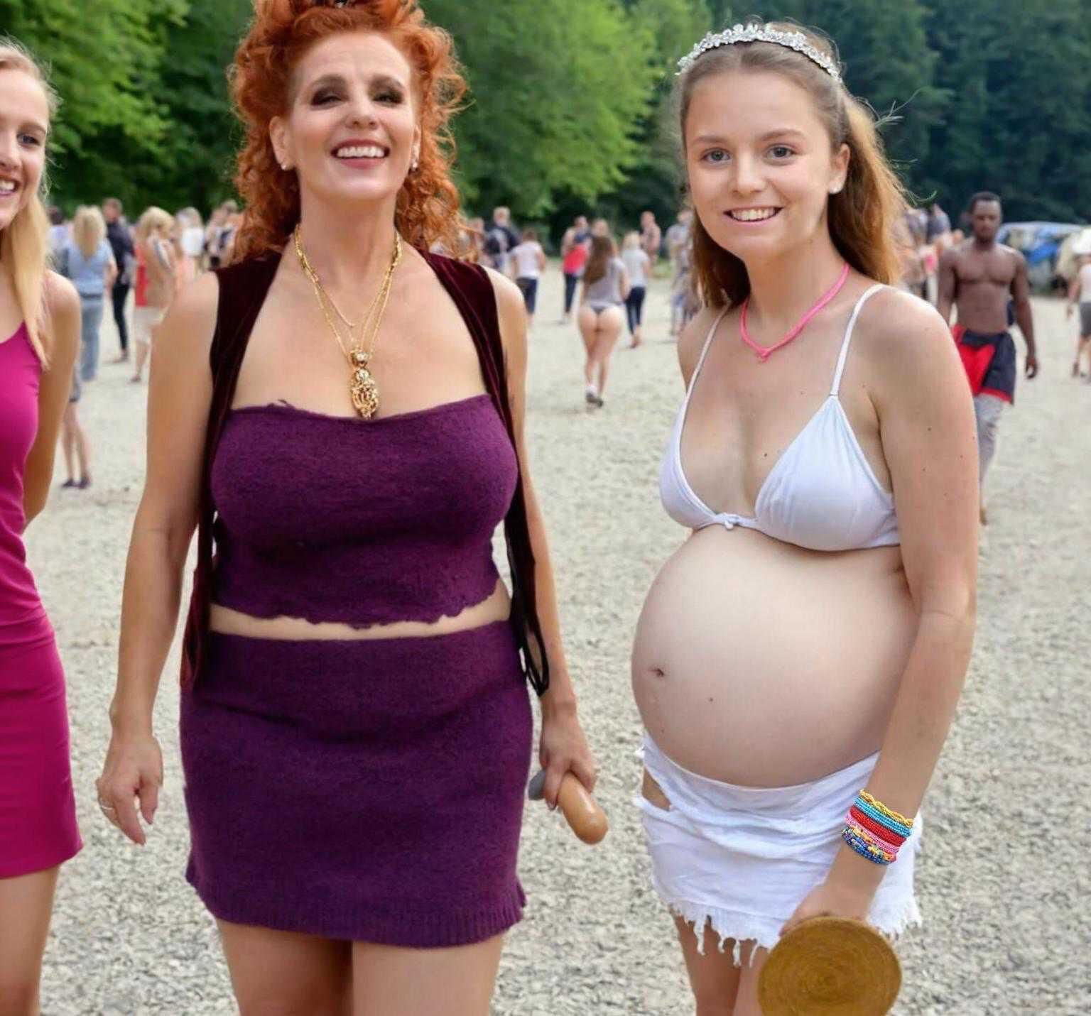 some pics of pregnant redhead Mothers Daughters (over )