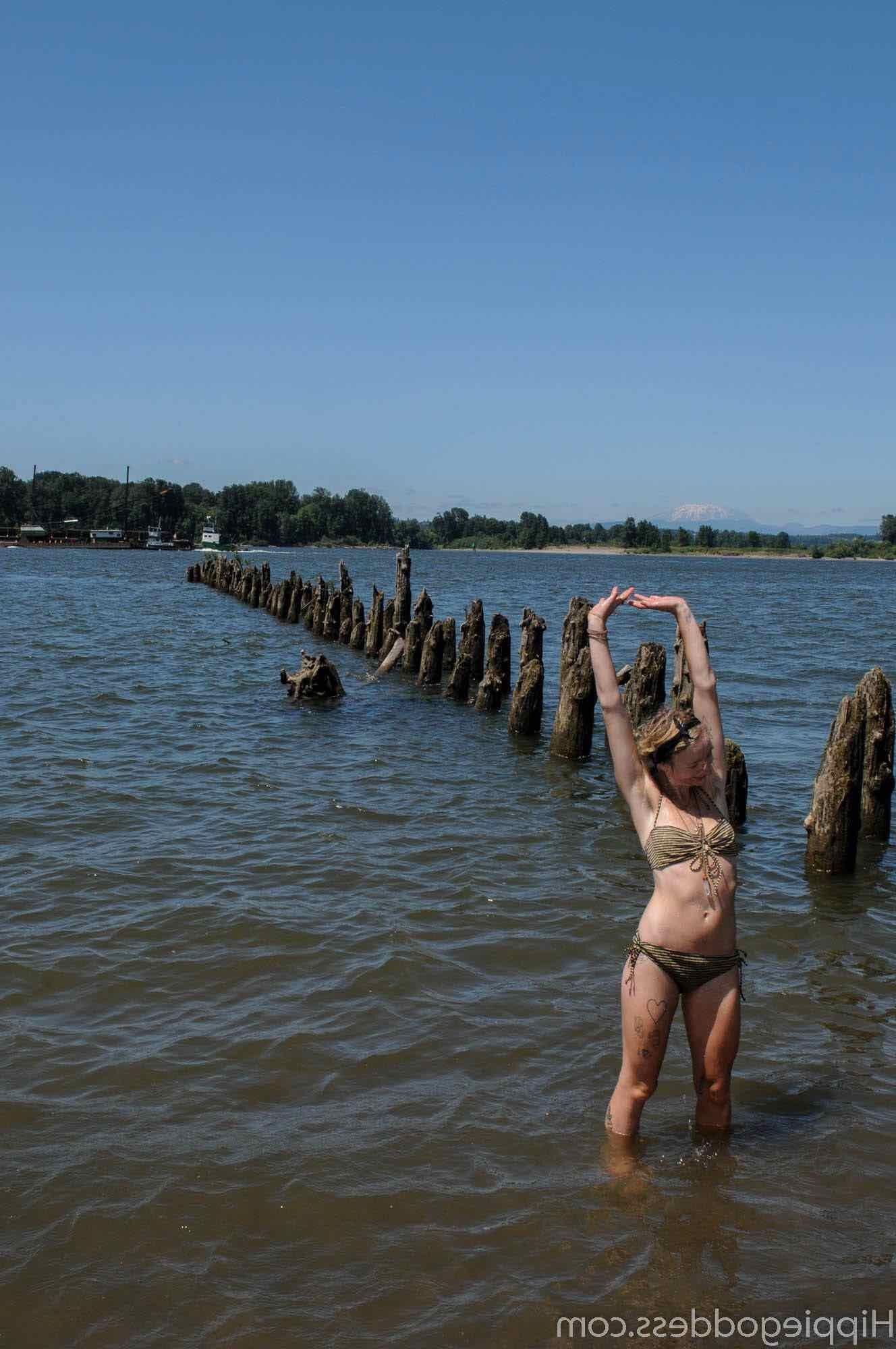 HippieGoddess ANDROMEDA By the old pier