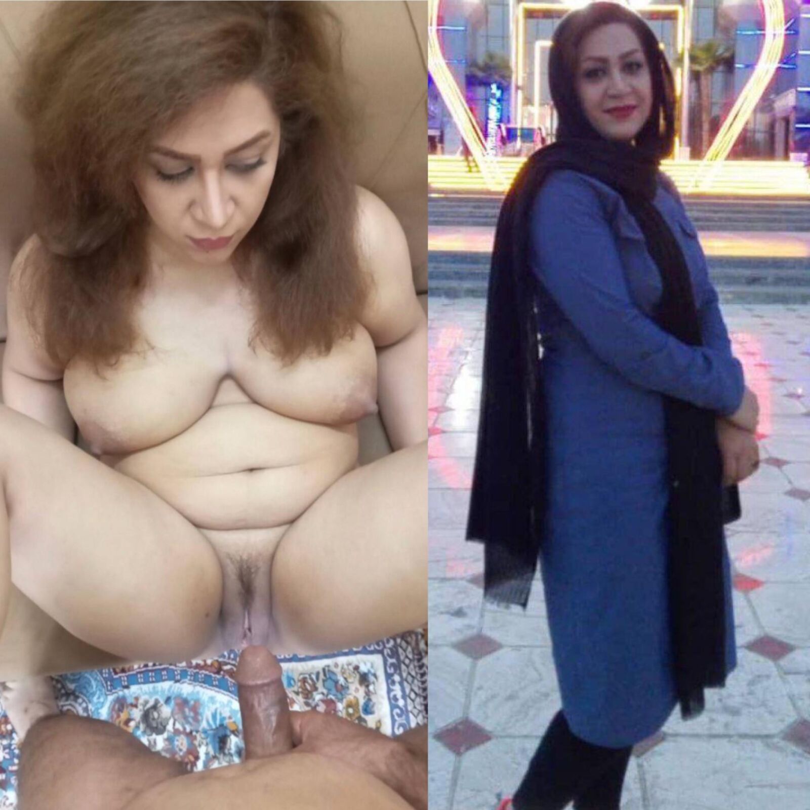 Die iranischen Hijabi -Huren entlarvt