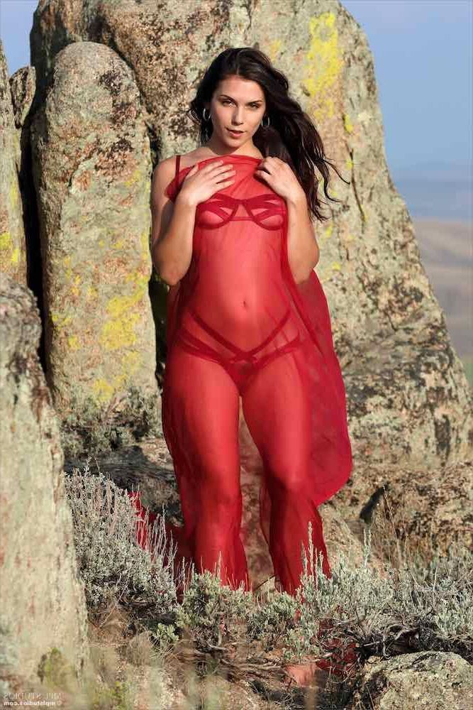 MPLStudios ELENA GENERI Red lingerie