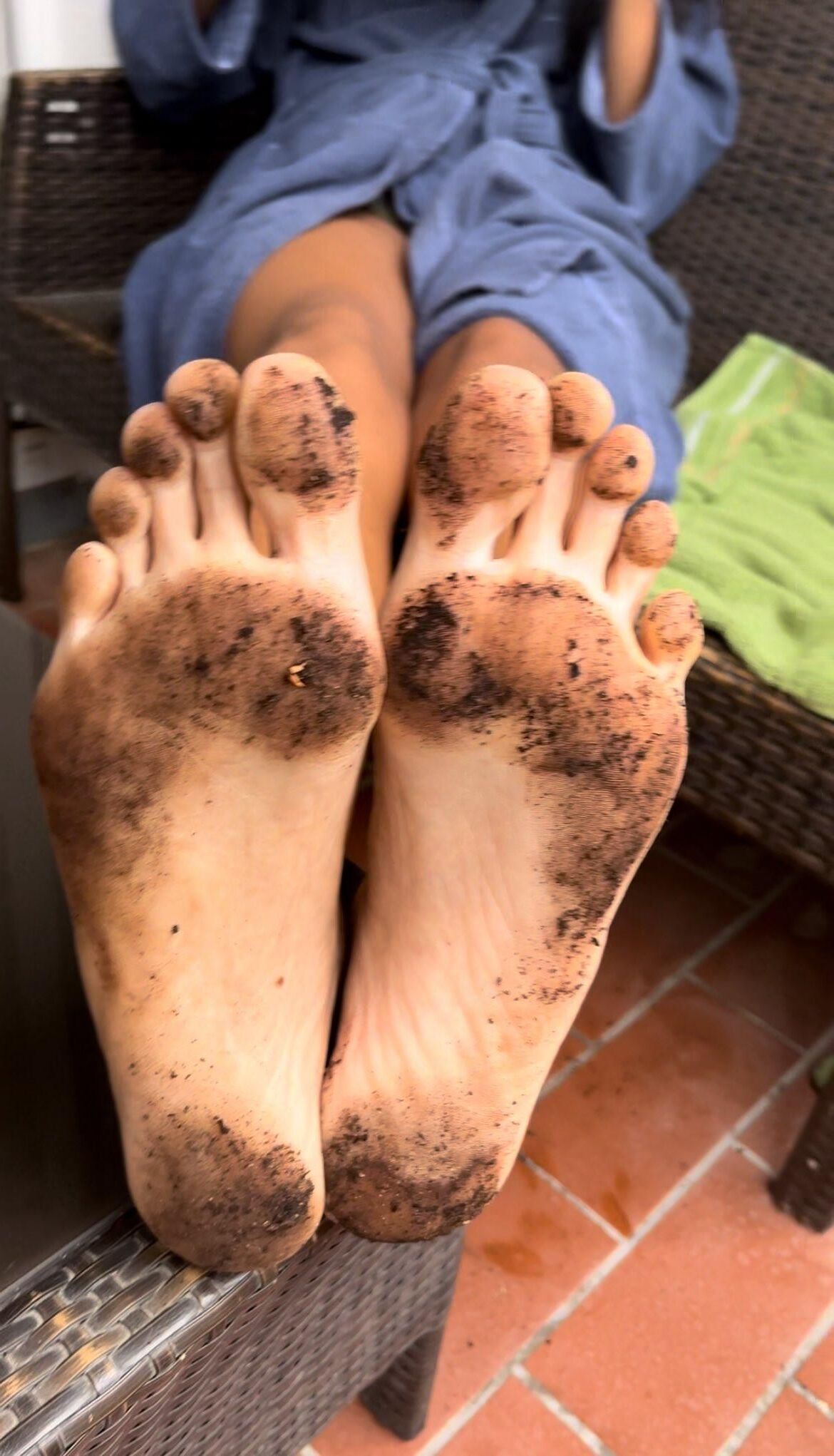 Mia L Brazilian Model with Giant Soles