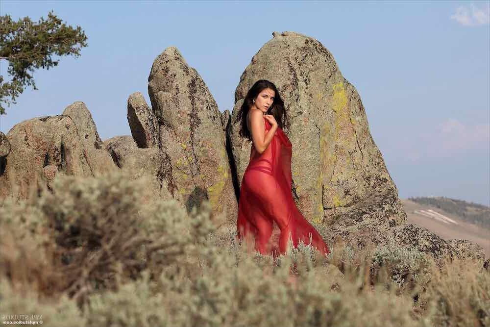 MPLStudios ELENA GENERI Red lingerie