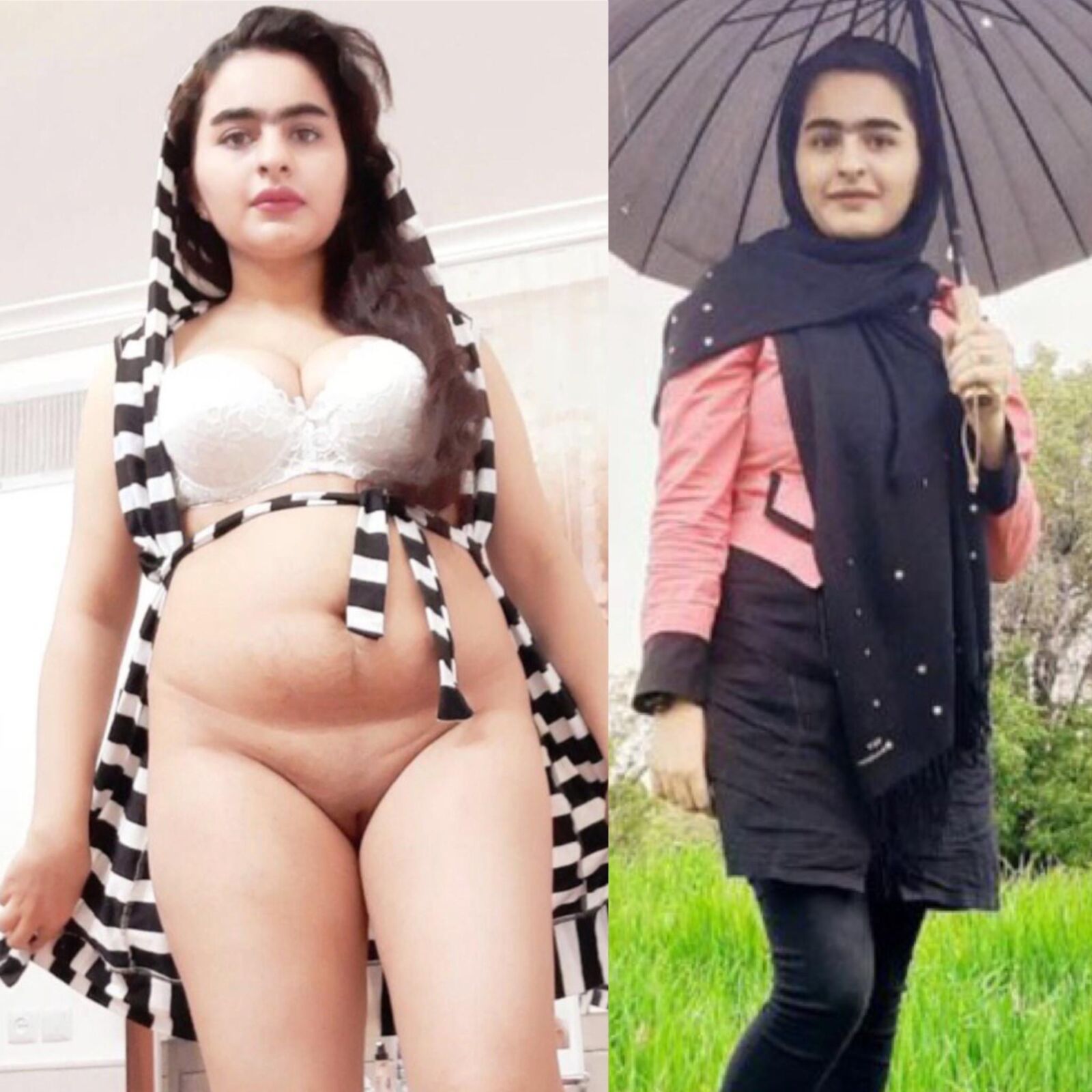 Die iranischen Hijabi -Huren entlarvt