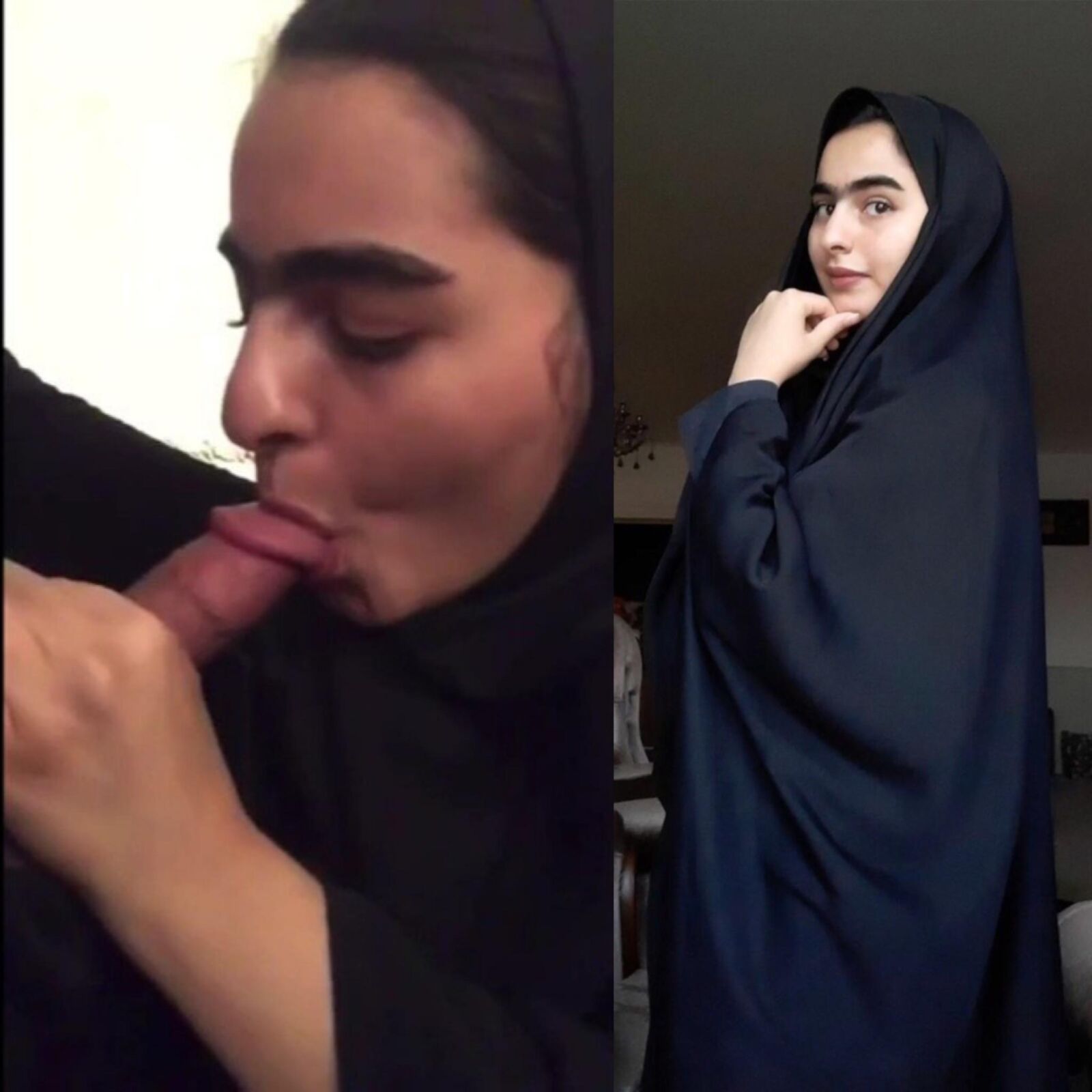 Die iranischen Hijabi -Huren entlarvt