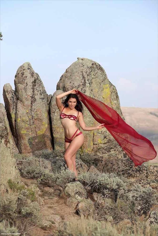 MPLStudios ELENA GENERI Red lingerie
