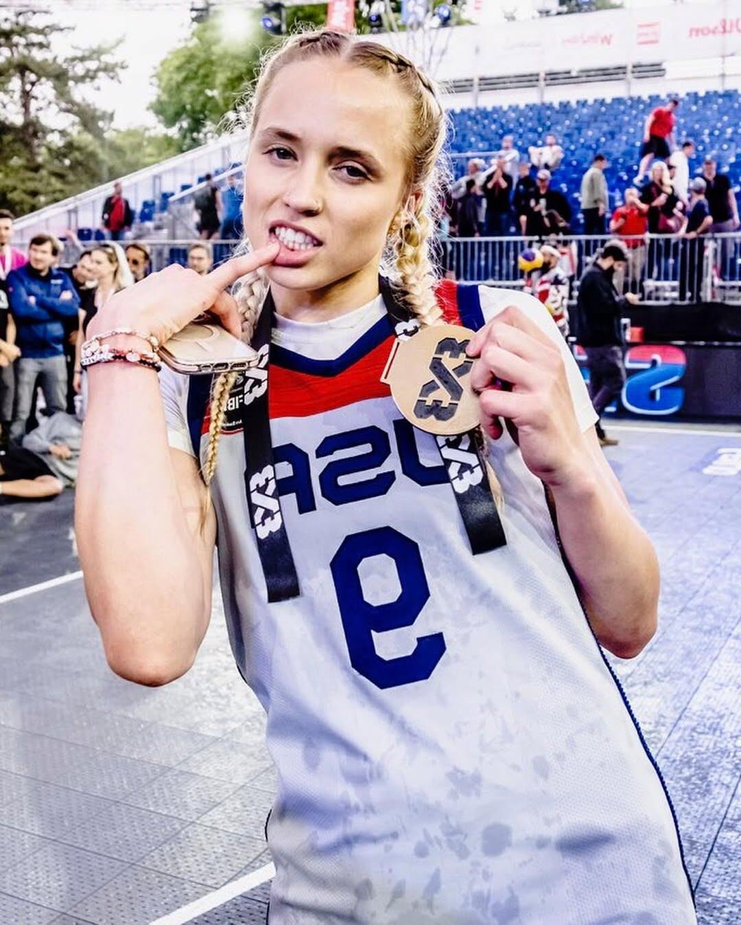 Cute Basketball Player Hailey van Lith