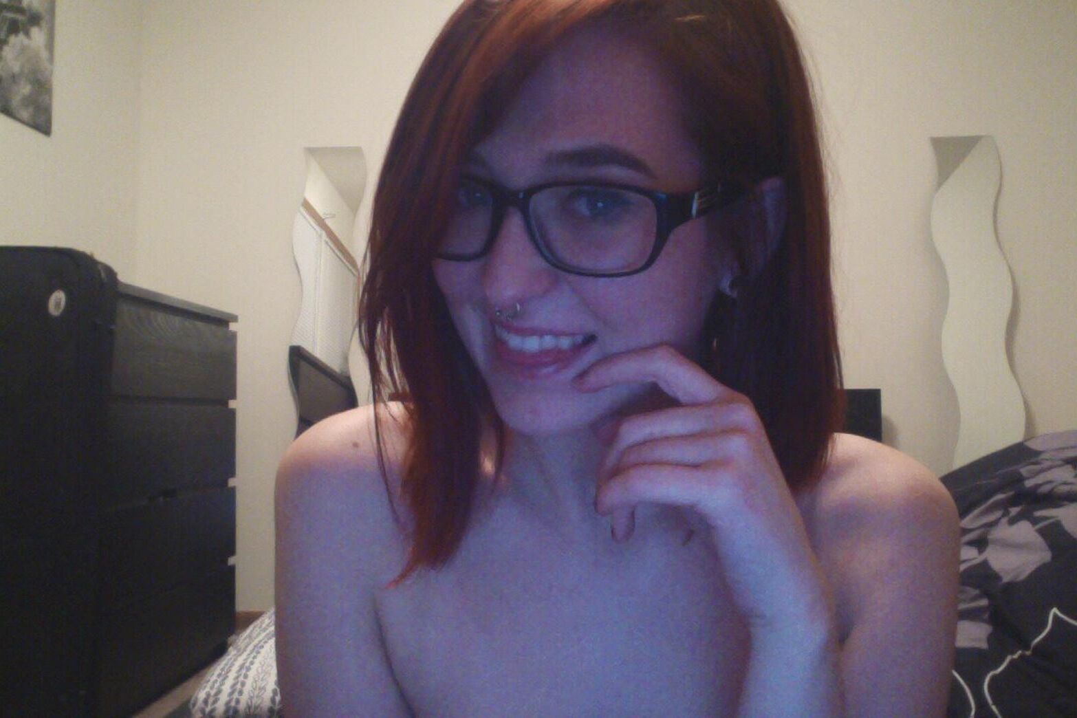 Selfies adolescentes tatuados en nerd