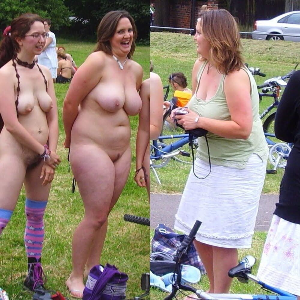Peligradores de bicicletas nerdes Rideo en bicicleta desnuda