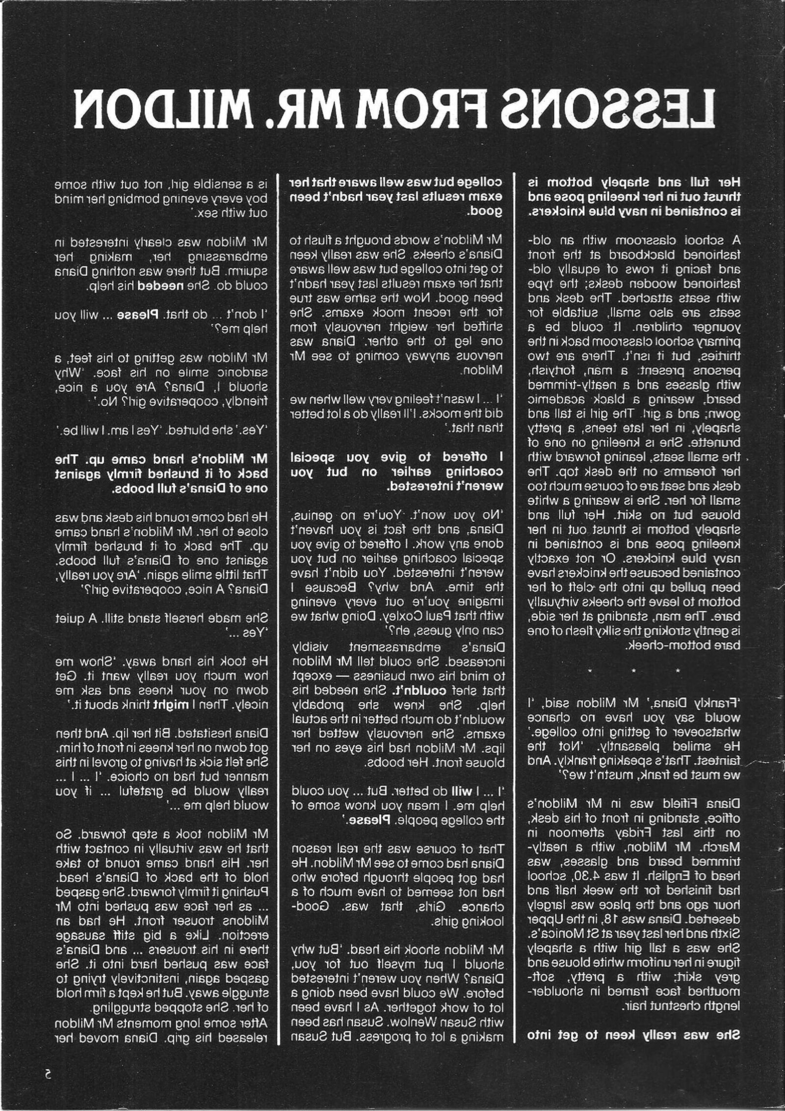 Retro Spanking Blushes Issue completo