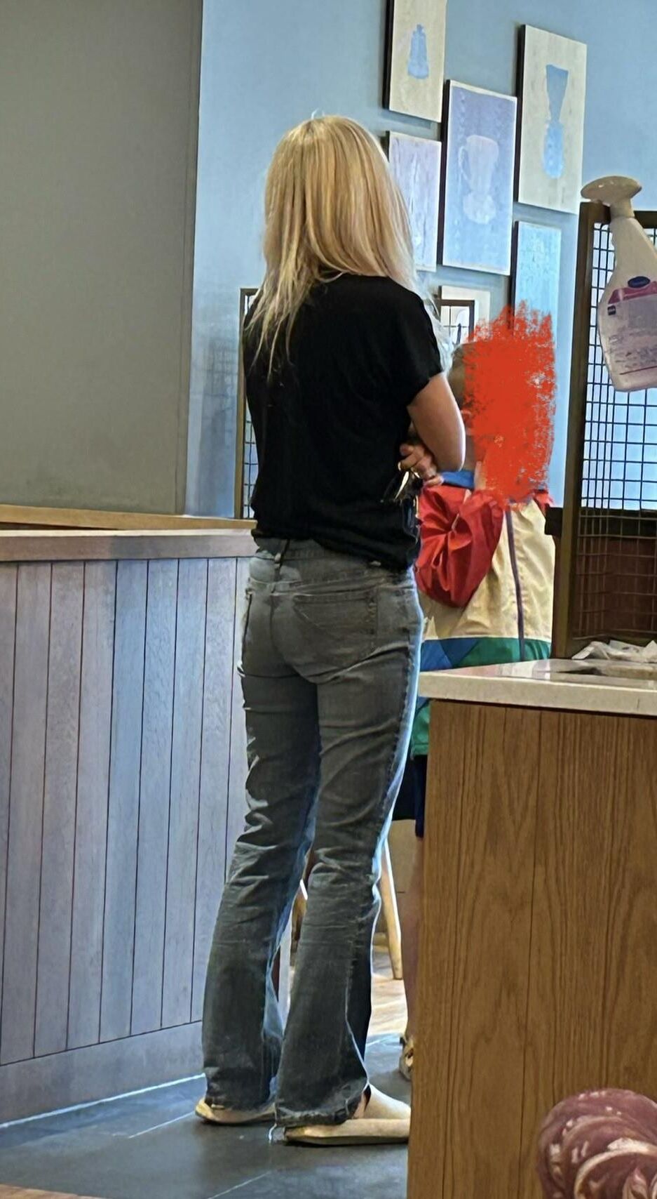 Hot Blonde Milf Ass in Jeans