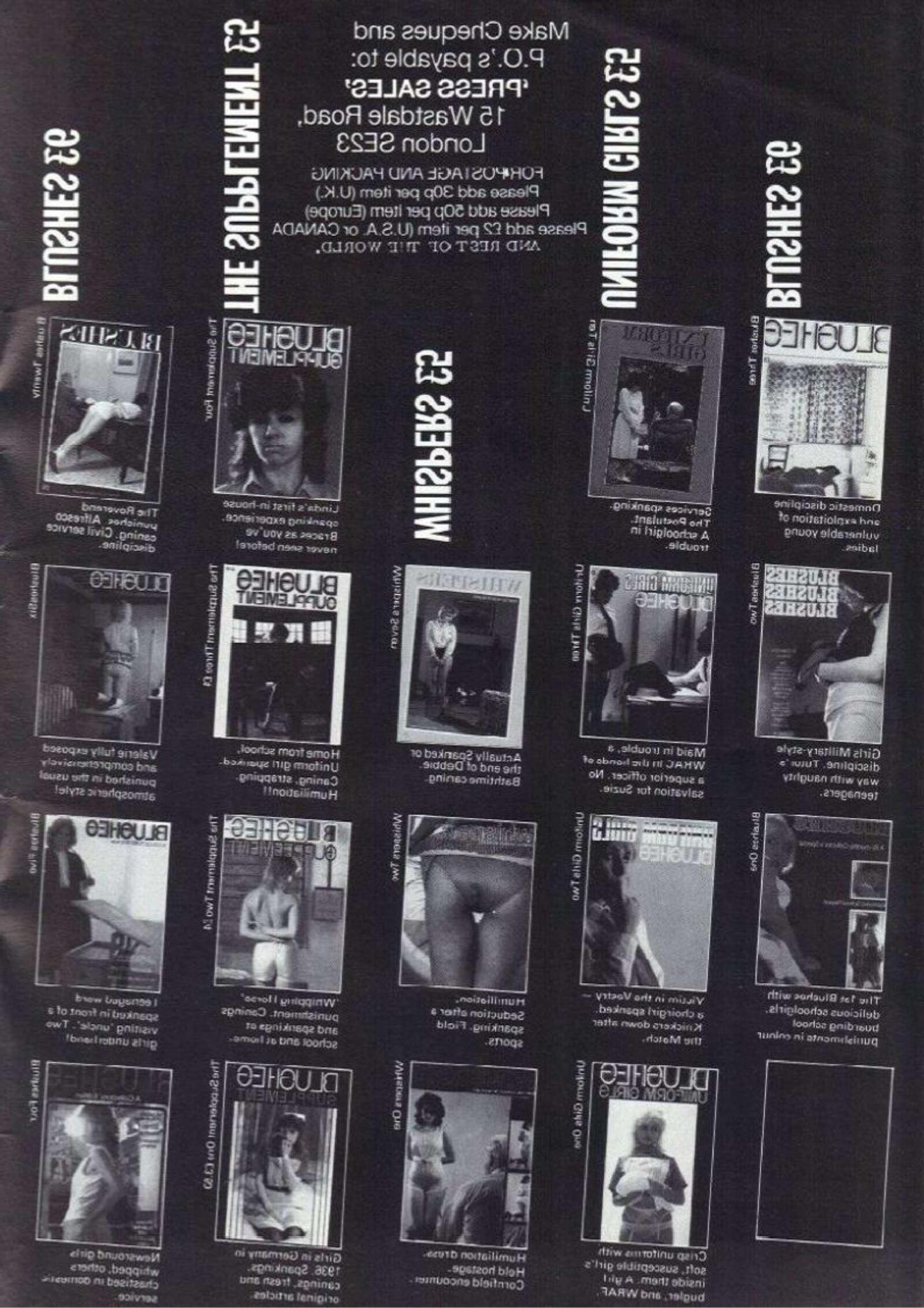 Retro Spanking Blushes Issue completo