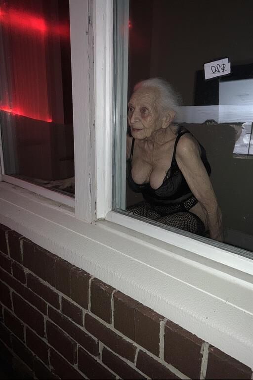 Ai grand-mère en attente de clients
