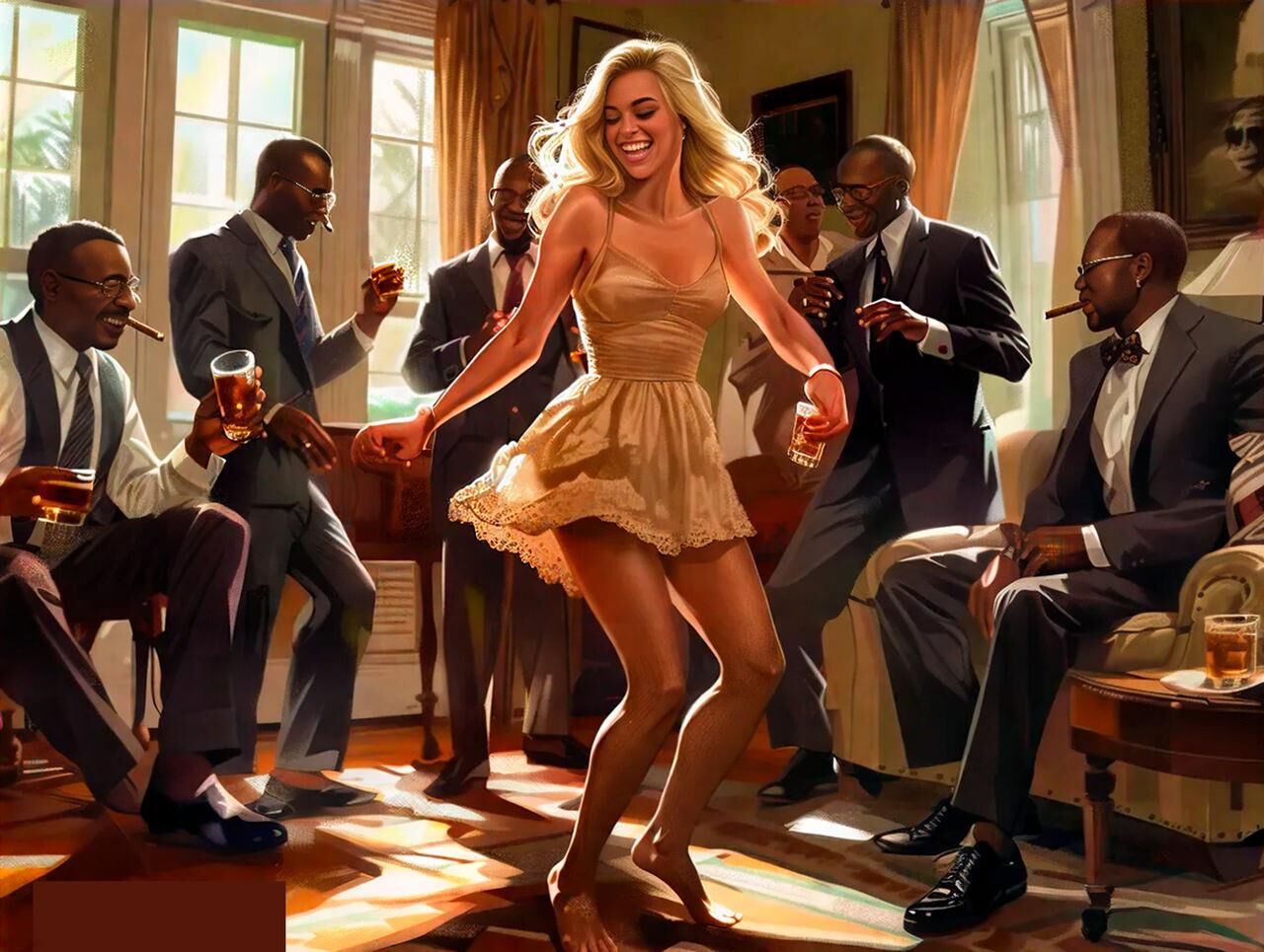 AI Drunk Wife Dancing