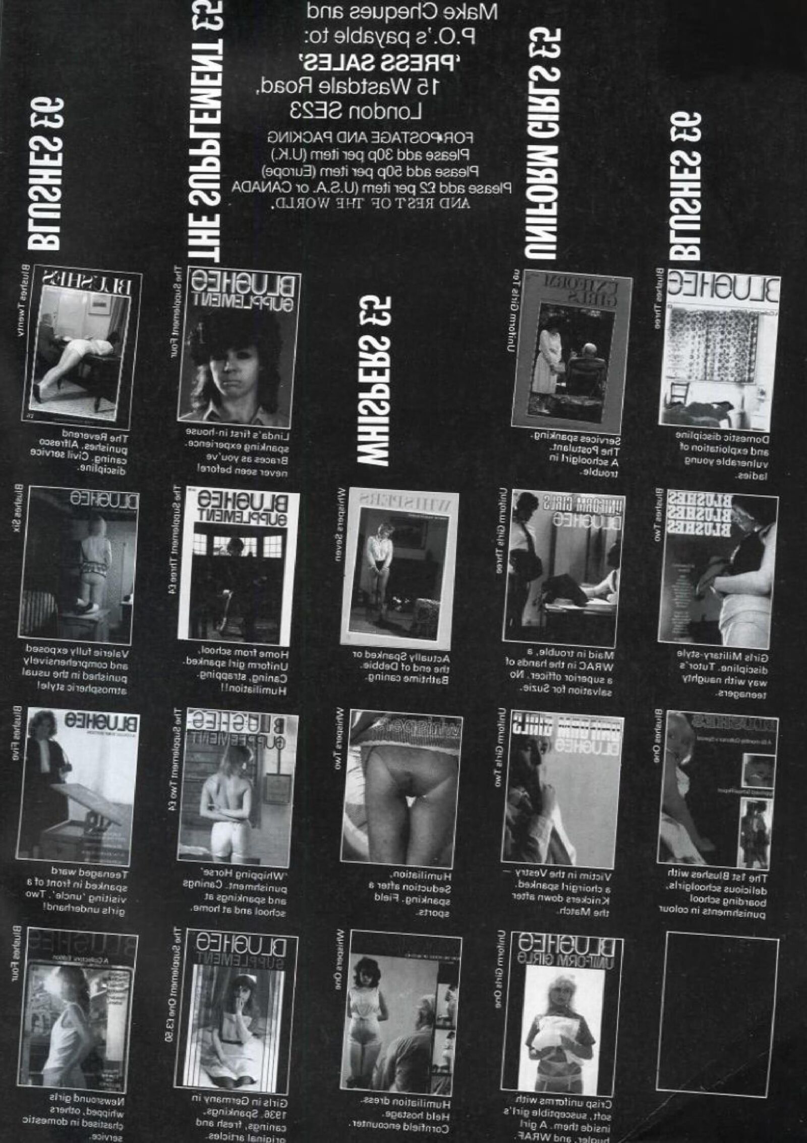 Retro Spanking Blushes Issue completo