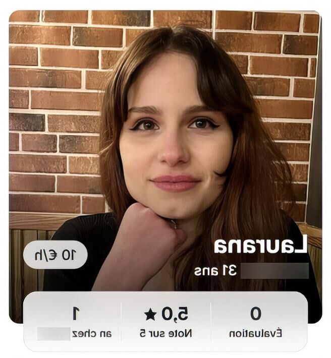 Sin darse cuenta de la puta francesa Laurana