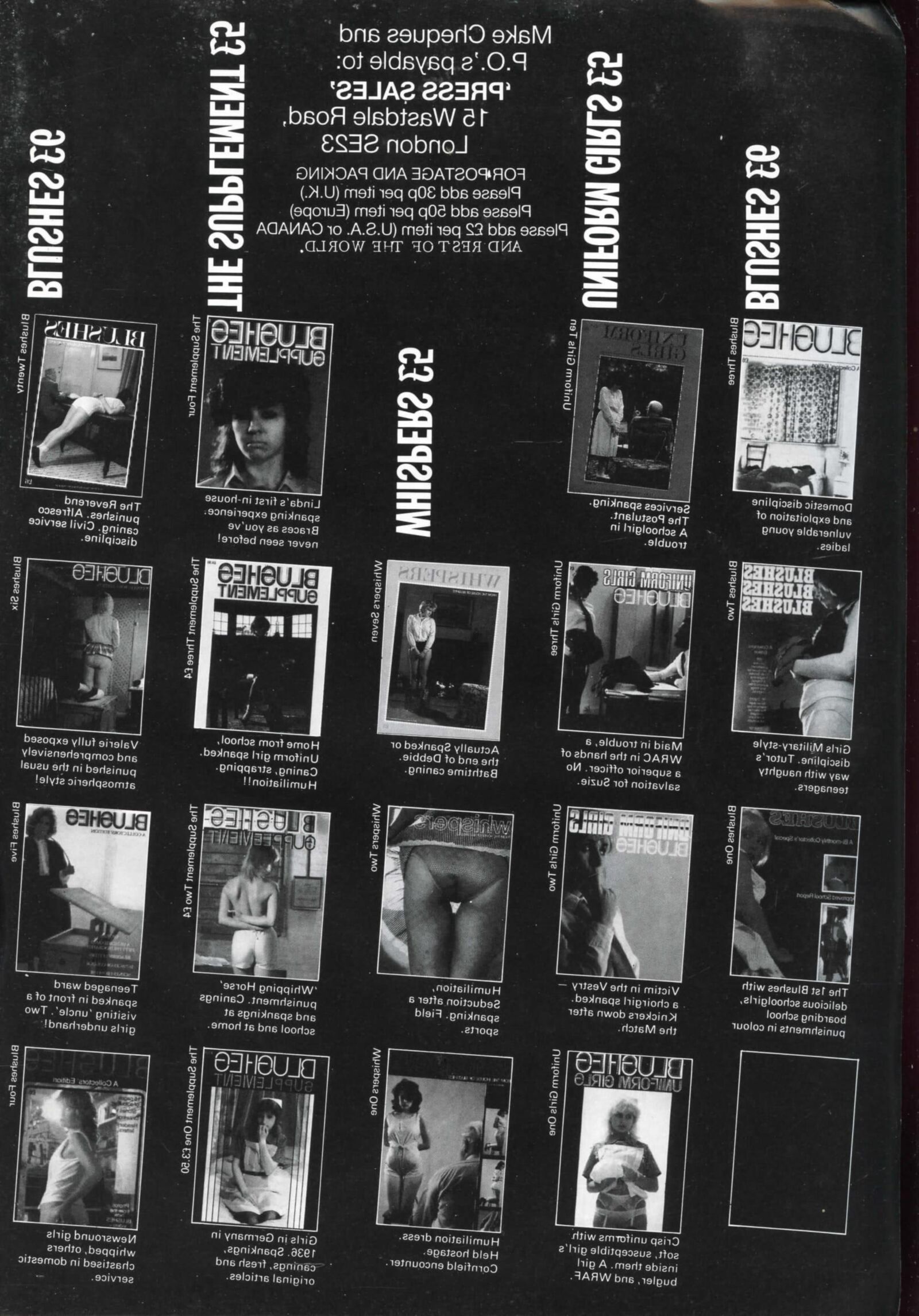 Retro Spanking Blushes Issue completo