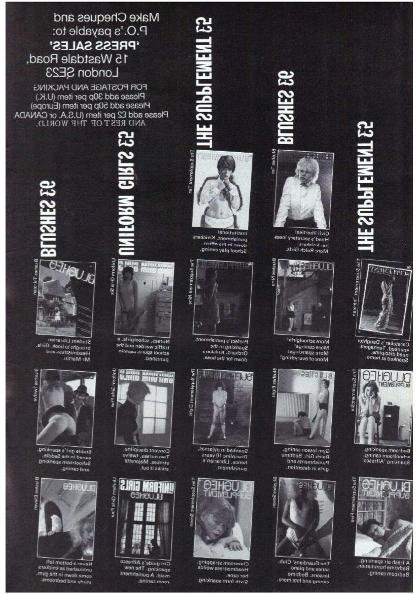 Retro Spanking Blushes Issue completo
