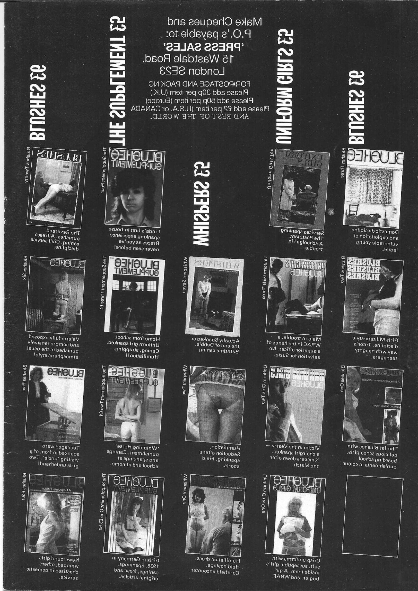 Retro Spanking Blushes Issue completo