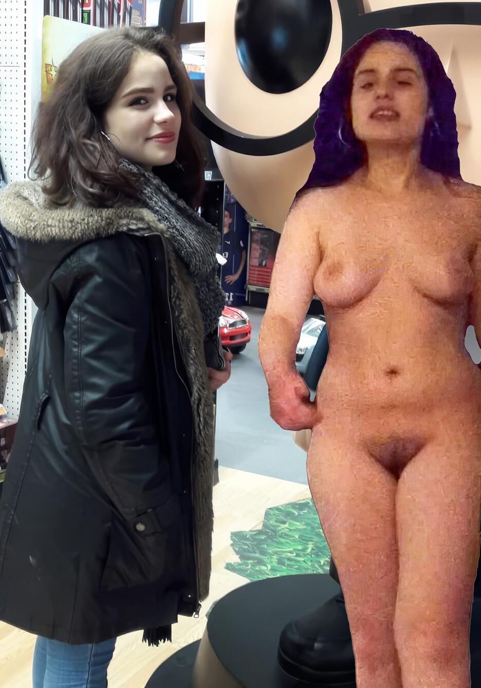 Sin darse cuenta de la puta francesa Laurana