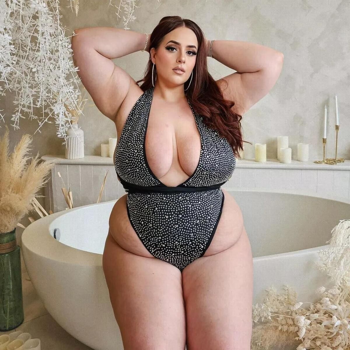 (Ss) bbws cuanto más grande, mejor es un jiggle
