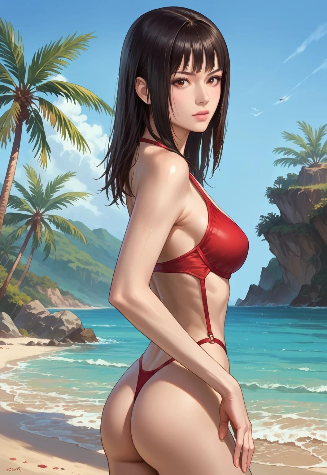 Beau Nightshade Hibana Art Ai