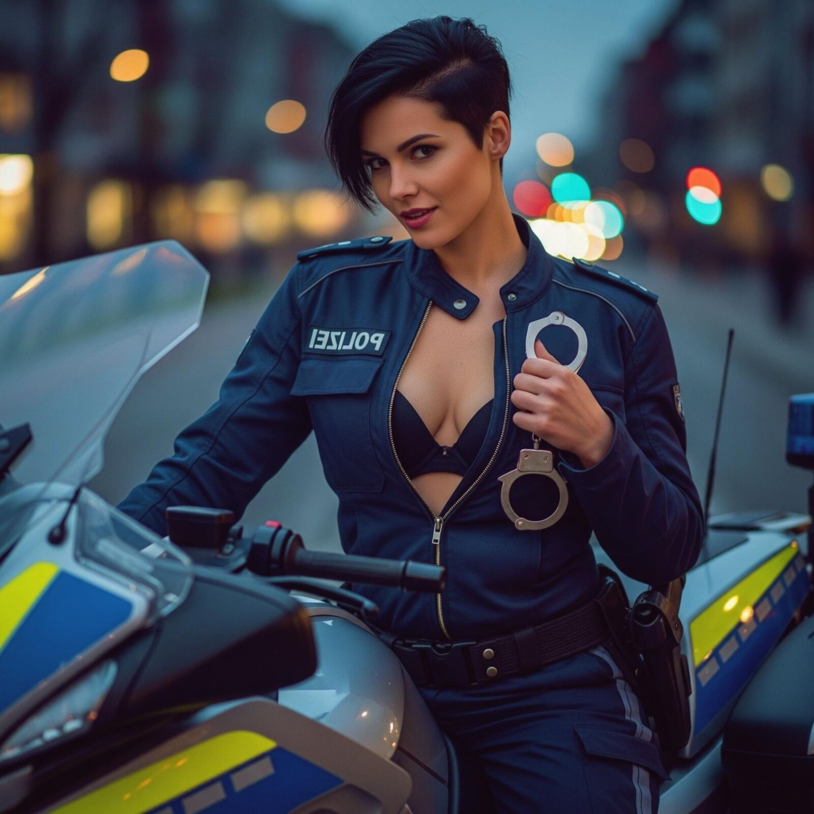 German Female Motorcycle Cops