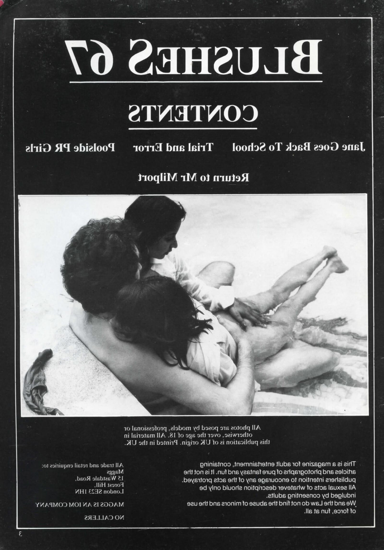 Retro Spanking Blushes Issue completo