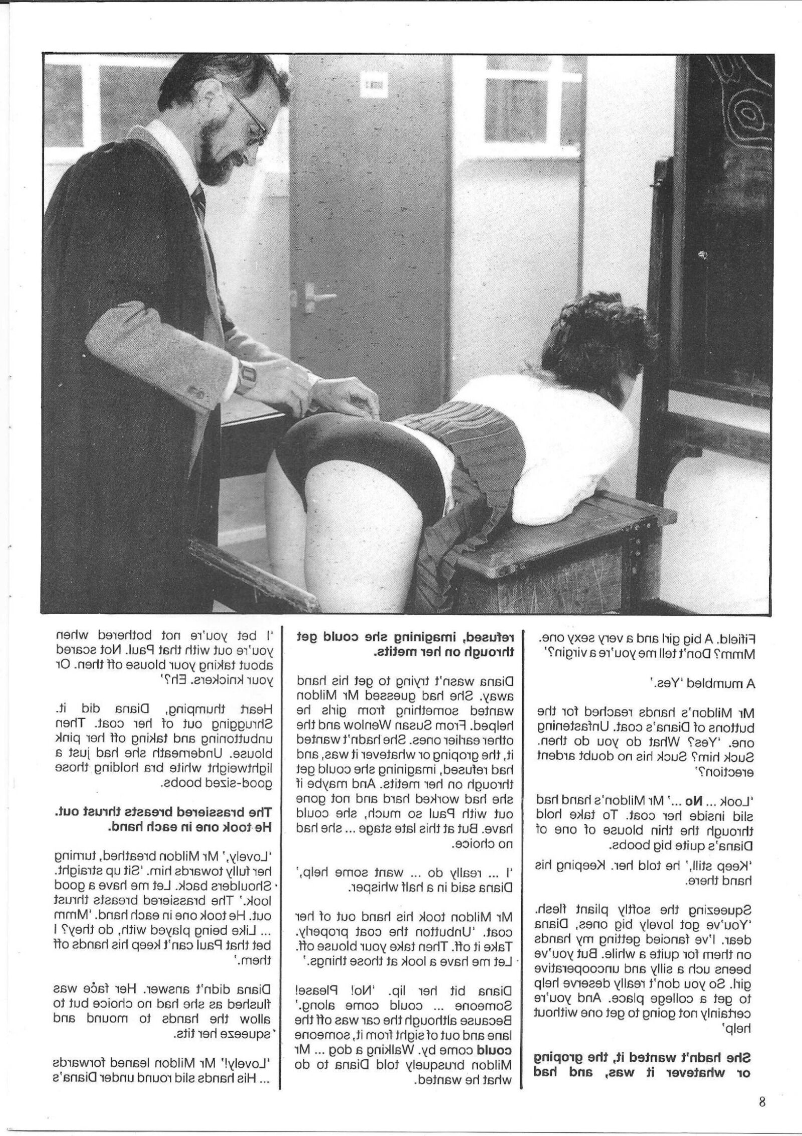 Retro Spanking Blushes Issue completo