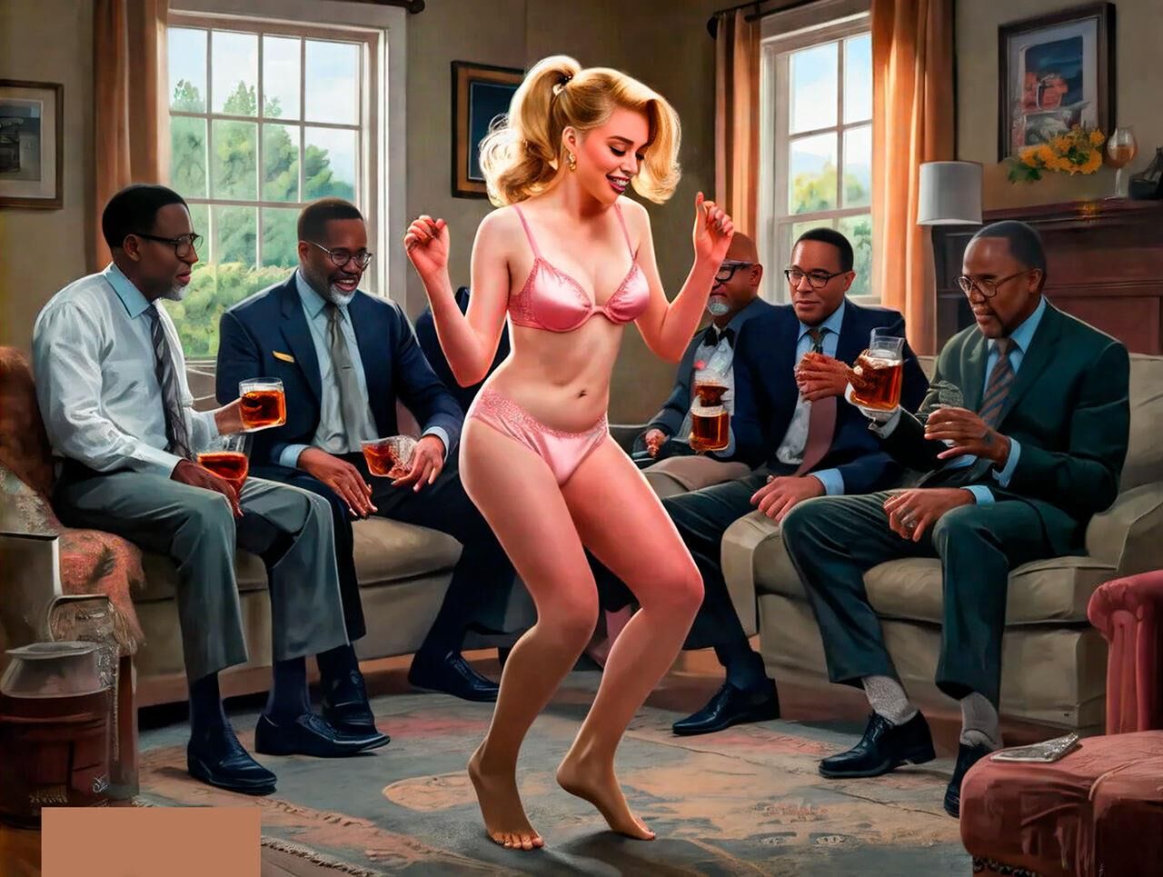 AI Drunk Wife Dancing